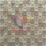 Travertine Mix Crystal with Plastic Frame Mosaic Tile (CSR097)