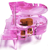 Crystal Handicrafts Music Box, Crystal Piano, Crystal, Piano