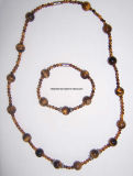 Gemstone Crystal Jewelry Fashion Necklace (ESB01333)