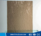 3-6mm Tempered Bronze Dream Patterned/Figured/Reflective/Laminated/Acid Etched Glass with Ce&ISO9001