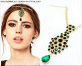Retro Emerald Diamond-Studded Jewelry Hair Accessories Hairpin