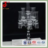 Crystal Glass Candle Holder with Light Cover (JD-CC-003)