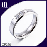 3 Stones Stainless Steel Ring