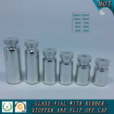 High Quality Slive Electroplated Glass Tube Bottle