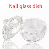 Crystal Glass Nail Dish for Nail Acrylic Liquid