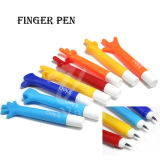 Novelty Finger Plastic Ball Pen for Children Stationery