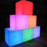 Party LED Decoration Colourful Cubes Table