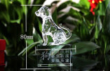 Best K9 Clear Crystal Animal Model Dog Figurines (KS03057)