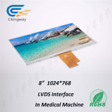 8 Inch TFT-LCD Monitor Lvds Interface Resolution 1024 (RGB) X768 LCD Display