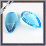 Beautiful Blue Teardrop Shape Glass