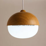 Indecoration Modern Pendant Lamp with Wood Color for Coffee Bar