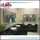 Bathroom LED Sensor Mirror/Motion Sensor LED Advertising Magic Mirror