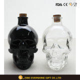 Crystal Skull Shape Glass Jar
