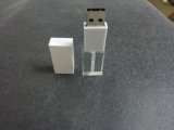 Custom Engraving Logo Design Crystal USB Flash Drive (OM-C106)