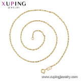 44658 Fashion Elegant CZ Crystal 14K Gold Color Bowknot Imitation Jewelry Pendant Necklace