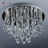 Modern Crystal LED Ceiling Light with Metal for Hall