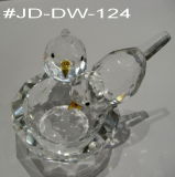 Crystal Birds and Nest Figurine Decoration (JD-DW-124)
