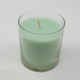 Home Aromatherapy Use Pillar Shaped Crystal Jar Glass Fragrance Candle