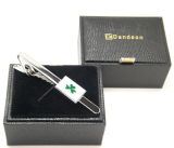 Small Black Leather Breastpin Gift Box