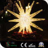 Outdoor Christmas Street Decoration 3D Star Motif Lights