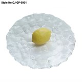 Nordic Ice Crystal Glass Fruit Plate Refined Simple
