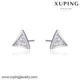 94744 Fashion Earring Designs Gemstone Earrings with Triangular Shapes