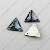 Synthetic Triangle Sew on Stone Crystal Accessories for Garment