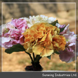 Cheap Artificial Flower Light Purple Multi-Layer Peony Wholesale in Stock