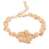 New Design Yellow Gold Crystal Stones Fashion Jewelry Bracelet