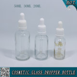 50ml 30ml 20ml Transparent Glass Dropper Bottle Plastic Child Proof Dropper Cap