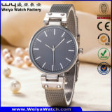 Custom Logo Quartz Men's Watch Crystal Swiss Wrist for Man (WY-17006B)