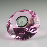 Crystal Glass Diamond Crystal Clock