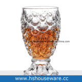235ml Fish Tail Shape Clear Glass Beer Cup