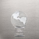 Globe Crystal Trophy for Awards Ceremony (#75254)