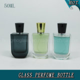 50ml Glass Perfume Spray Bottle with Gold & Black Cap