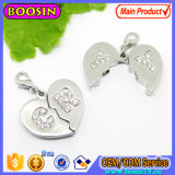 Custom Letter Magnetic Heart Necklace Charm for Couple
