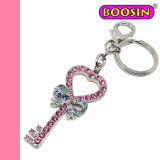 Bowtie Crystal Keychain / Key and Lock Keychain for Promotional Gift