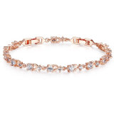 Fashion Nice Quality Copper Brass Zircon Women Popular Jewelry Bracelet