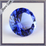 Blue Sapphire Color Glass Beads for Fashion Jewelry