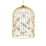 2018 Modern Luxury Birdcage Shape with Crystal for Decoration