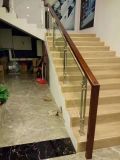 Wooden Ss Handrail Balustrade for Wood Staircase