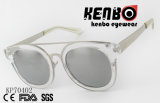 Fashion Crystal Frame Sunglasses with Metal Temple Kp70402