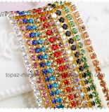 3mm Rhinestone Cup Chain Rhinestone Trimming Cup Chain (TCG-3mm in colors)