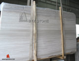 Wooden White Marble Slabs for Flooring Tile and Wall Curtain