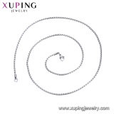 44488 Xuping Fashion Simple Necklace Jewelry, Elegant Neutral Necklace Stainless Steel Jewelry