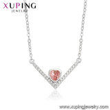 44046 Xuping Heart Shape Crystals From Swarovski Woman Jewelry Necklace