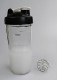 900ml 31 Oz New Design Glass Shaker Water Glass Flip Top Water Bottle