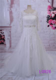 Junoesque Long Sleeve Wedding Dress Ball Gown