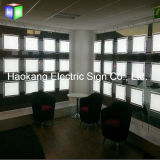 LED Hanging Advertising Acrylic Crystal Light Box for Window Sign