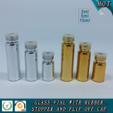 3ml 5ml 10ml Gold and Silver UV Plating Glass Tube Bottle